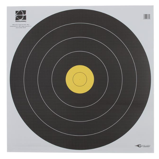 AVALON FIELD BLASONS 80CM 1-SPOT STANDARD CENTRE 6-RINGS 10PK