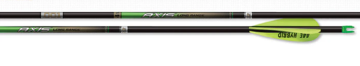 EASTON ARROWS AXIS 4MM LONG RANGE MG 3" HYBRID VANES w/ HALFOUT INSERTS