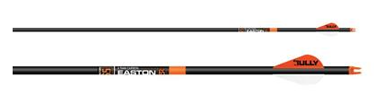 EASTON ARROWS CARBON 6.5 BOWHUNTER WITH 2"BULLY VANES