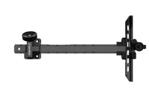 [A063354] SANLIDA RECURVE SIGHT X9 CARBON BAR - 9" EXTENSION BAR BLACK
