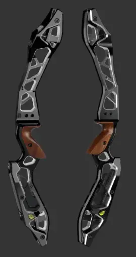 KINETIC POIGNEE BAREBOW ELEZO 25" WITH BLACK WEIGHT DUAL COLOR