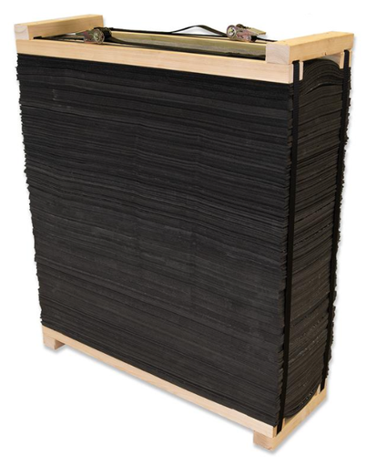 [A011154] AVALON CIBLE MOUSSE WITH WOODEN FRAME PACK BAND 60x60x30cm