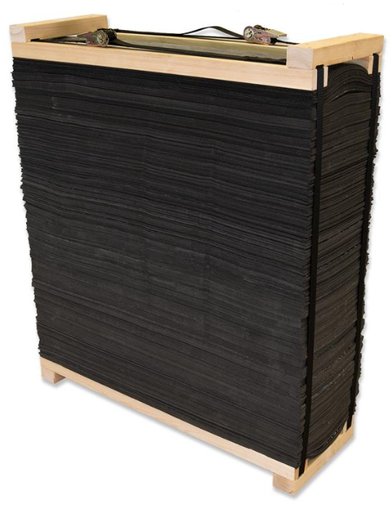 [A011155] AVALON CIBLE MOUSSE WITH WOODEN FRAME PACK BAND 90x90x30cm