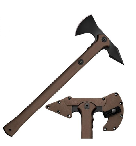 [A016794] COLD STEEL TRENCH HAWK-FLAT AXE DARK EARTH 48cm / 822gr