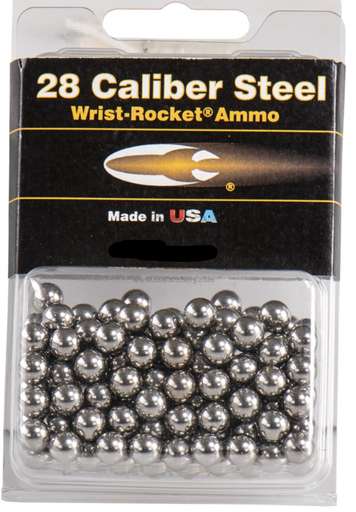 [A074527] SAUNDERS SLINGSHOTS ACCESSORIES AMMO STEEL 7/16" 40/PK