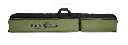 [A024631] BUCK TRAIL HOUSSE ONE PIECE RECURVE 160CM x 27cm BLACK / GREEN with ARROW POCKET