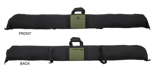[A041703] BUCK TRAIL HOUSSE ONE PIECE RECURVE 160cm x 23cm BLACK/GREEN with ARROWTUBE STRAPS