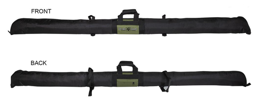 [A041704] BUCK TRAIL HOUSSE LONGBOW 183cm x 15cm BLACK/GREEN with ARROWTUBE STRAPS