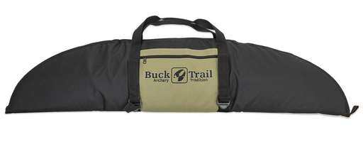 [A046321] BUCK TRAIL HOUSSE HORSEBOW 130CM x 30CM BLACK/GREEN WITH ARROWTUBE STRAPS