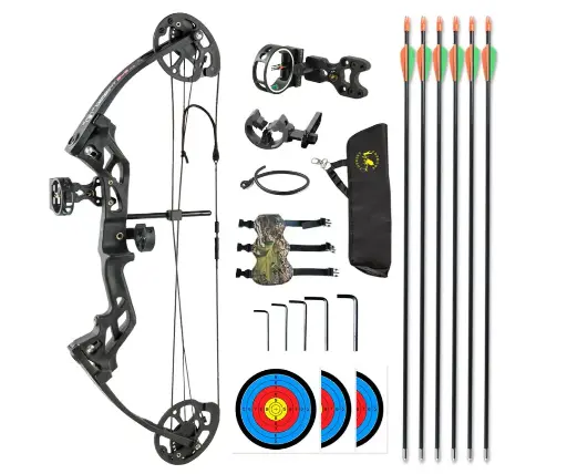 TOPOINT COMPOUND RECREATIONAL PACKAGE M3 10-30LBS 17"-27" 