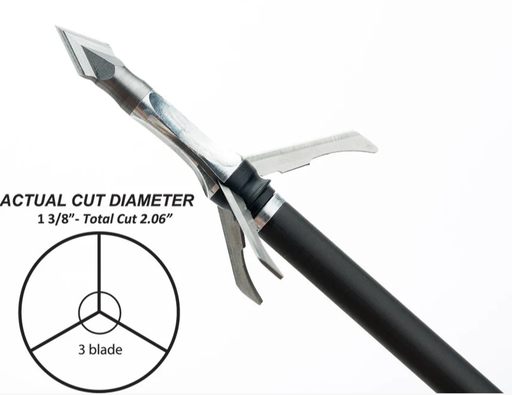 GRIM REAPER EXPANDABLE BROADHEADS RAZORCUT 3PK