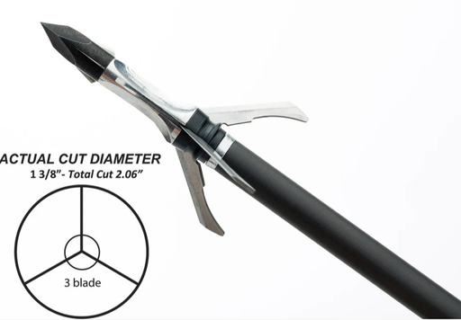 GRIM REAPER EXPANDABLE BROADHEADS RAZORTIP 3PK