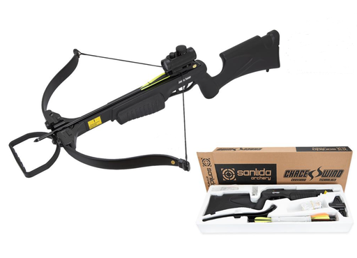 [A044720] SANLIDA RECURVE CROSSBOW SETS CHACE WIND BLACK 150 LBS